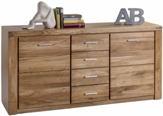 Sideboard Torben / Tabea , Holz , Holzfarben , 159 x 82 x 40 cm