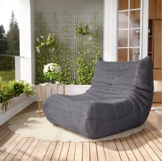 STILVORA Sitzsack Relaxsessel Indoor-Lazy Sofa Einzelsofa,Hochelastischer Schwamm