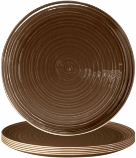 Seltmann Weiden Terra Pizzateller ø 31,5 cm erdbraun 6er Set