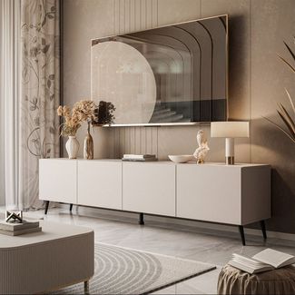 yourhouse24 Lowboard Noisy KASCHMIR 200 cm TV Schrank mit Beinen