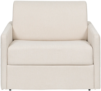 Vente-unique - Schlafsessel mit Matratze - Stoff - Beige - Matratze 14 cm - CALIFE