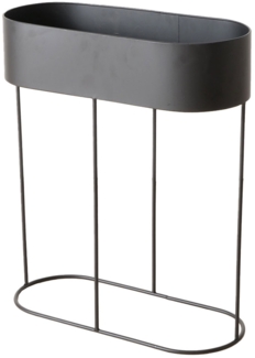Pflanztopfhalter Aurela 76 cm, Eisen, Schwarz, 29 x 76 x 65 cm