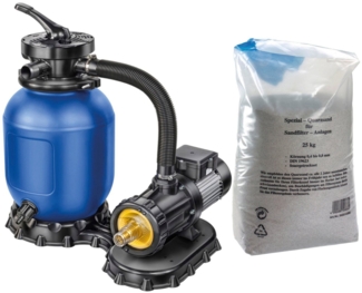 my POOL BWT Sandfilteranlage mp 28-4, 4 m³/h, inkl. 25 kg Quarzsand