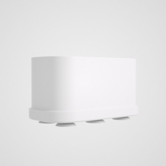 Coonoor Badorganizer Badorganizer Zahnbürstenhalter Stand Wasserdicht Silikon (1 St), mit Saugnapf, Geeignet für Camping Wanderreisen ZuHause