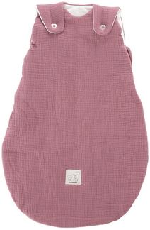 Träumeland Ganzjahres Schlafsack Baumwoll Musselin pflaume Größe 80/86