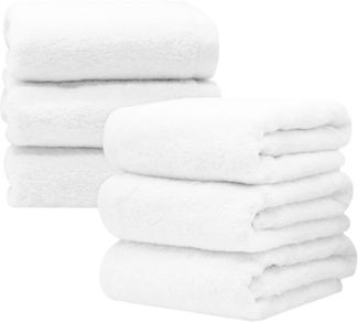 ZOLLNER Handtücher, Walkfrottier (6-St), 70 x 50 cm, 100% Baumwolle