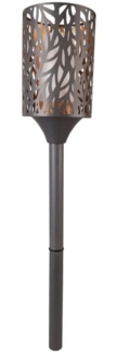 Luxform LED Gartenleuchte stimmungsvolle LED Gartenfakel Flammen Gartenleuchte Deko 75cm, LED fest integriert
