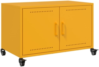 vidaXL TV-Schrank Senfgelb 68x39x43,5 cm Kaltgewalzter Stahl 846641