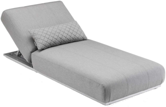 Kettler Sonnenliege Daybed EGO silber/flanelle Aluminium Sunbrella®