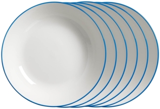 Ritzenhoff & Breker Adela Suppenteller ø 20 cm 6er Set - blau - DS