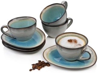 SÄNGER Kaffeetassen Set Capri 8 teilig für 4 Personen