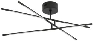 Nova Luce 9180761 RACCIO LED Deckenleuchte 6-flammig 3000K Schwarz