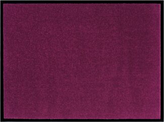 Teppich Boss waschbare In- & Outdoor Fußmatte Uni einfarbig - Violet - 80x120x0,7cm