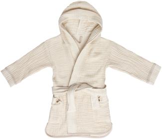 Bebe-Jou Pure Cotton Bademantel Sand Beige