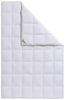 fjödur Daunenbettdecke Felix, Füllung: 90% Daunen, 10%Federn, Bezug: 100% Baumwolle, Bettdecke in 135x200 cm und weiteren Größen, für Sommer oder Winter