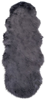 House Nordic Lammfell Kunst, grau, 60x180 cm