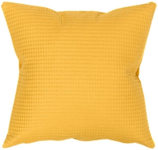 Amilian Dekokissen Dekoratives Kissen 40x40 cm mit Füllung, Waffel Baumwolle