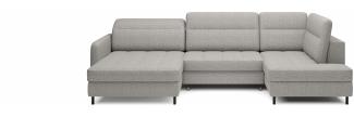 ELTAP 'Berrto' Ecksofa,, Grau meliert, 300x130, Rechts