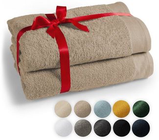 Blumtal Handtuch Premium 2-TLG. Saunatuch Set 80x200cm