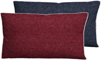 biberna Melange-Flanell Kopfkissenbezug 0840500 MELANGE UNI, rost, 1x 40x80 cm