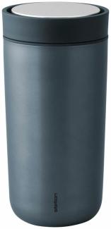 Stelton To Go Click Becher, Thermobecher, Coffee Travel Mug, Edelstahl, Dark Blue Metallic, 340 ml, 685-18