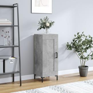 vidaXL Sideboard Betongrau 34,5x34x90 cm Holzwerkstoff 830448