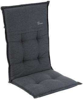 Coburg Polsterauflage Sesselauflage Gartenstuhl Polyester 53 x 117 x 9 cm Anthrazit