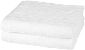 Ross Premium Uni Handtücher Boucle|Handtuch 50x100 cm| weiss