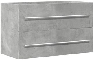 vidaXL Waschbeckenunterschrank Beton Grau 80x38,5x48 cm 856228