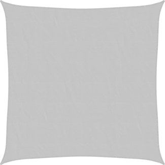 vidaXL Sonnensegel Hellgrau 3,6x3,6 m 100% Polyester Oxford 4000402