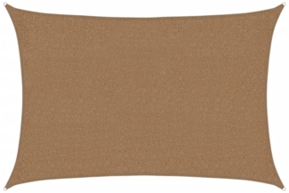 vidaXL Sonnensegel 160 g/m² Taupe 2x3 m HDPE 311392