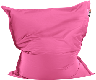 Beliani 'FUZZY' Sitzsack, mit Innensack, Polyester fuchsia, 140x180 cm