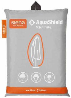 SIENA GARDEN AquaShield Ampelschirmhülle 68xH240 cm hellgrau, 100% Polyester