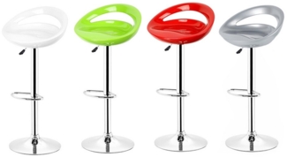 JEOBEST Barhocker ABS-Kunststoff Küchenstühle, (2 St), mit Luftheber-Design, 360° Drehstuhl, Höhenverstellbar