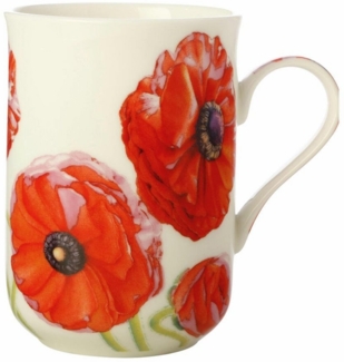 Maxwell & Williams JY0041 Becher Ranunkel FLORIADE Bone China Porzellan, in Geschenkbox
