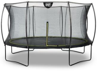 EXIT Silhouette Trampolin ø366cm - schwarz Trampolin über der Erde Rund 120 kg 3 Jahr(e) Sicherheitsnetz Schwarz