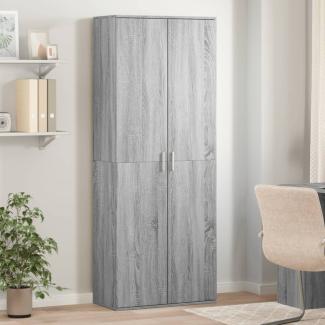 vidaXL Highboard Grau Sonoma 70x35x180 cm Holzwerkstoff 3276663