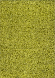 Vimoda Hochflor-Teppich Teppich Shaggy langflor Grün, Rund, Höhe: 30 mm, Läufer Grün Langflor Einfarbig, Modern, wohnzimmerteppich