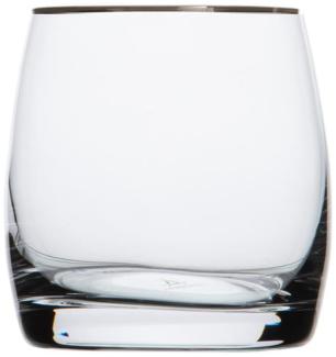 Whiskyglas Kristall Pure Platin clear (8,7 cm)