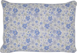 Chic Antique - Kissenbezug Kissenhülle L50xB35cm Blumenmuster Blau Weiß 16120206