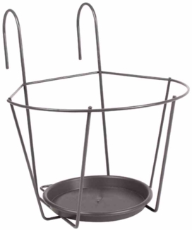 Jardifer 330108 Haken-Blumentopfhalter 25cm grau