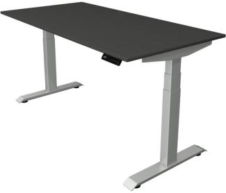 Kerkmann Schreibtisch Sitz-Stehtisch Move 4 silber 160x80x64-129cm elektr. höhenverstellbar anthrazit