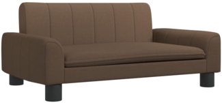 vidaXL Kindersofa Braun 70x45x30 cm Stoff 3196271