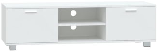 vidaXL TV-Schrank Weiß 140x40,5x35 cm Holzwerkstoff 342622