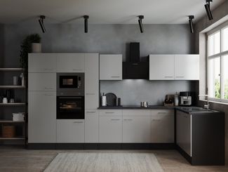 RESPEKTA Winkelküche Oliver, Breite 370 cm, 90 cm Arbeitshöhe, in exklusiver Konfiguration für OTTO