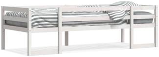 vidaXL Kinderbett Weiß 80x200 cm Massivholz Kiefer 846862