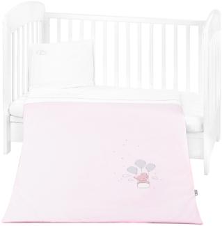 Kikkaboo Babybettwäsche Set Dream Big 5-teilig Decke 135 x 95cm Kissen 45 x 35cm rosa