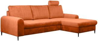 Ecksofa Lokoni (Farbe: Velluto 33, Seite: Rechts)