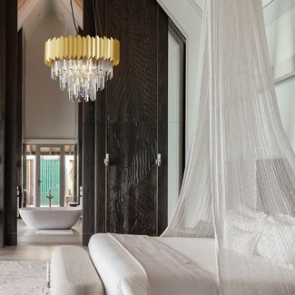 Nova Luce 9824075 MAGNOLIA Pendelleuchte 6-flammig Gold E14