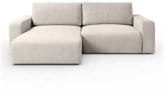 Lookway Ecksofa OPERA L-Form Couch, mit Bettfunktion und Bettkasten